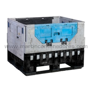 Contentor plástico PCA00112 1200x1000x900/720 mm