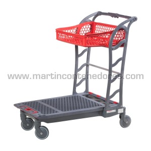 Carrinho de picking com 1 cesto 1014x585x1052 mm