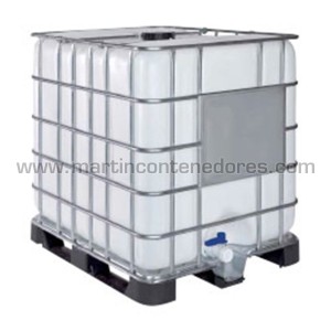 Conteneur IBC 1000 litres palette plastique