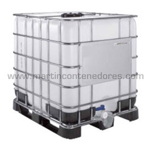 Conteneur IBC 1000 litres palette plastique ADR