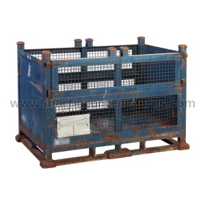 Contenedor malla con 2 puertas 1160x770x760/620 mm