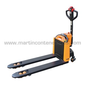 Transpaleta eléctrica 1500 kg con batería litio