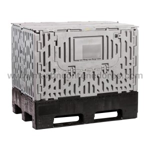 Contentor plástico dobrável usado 1200x800x1022/822 mm