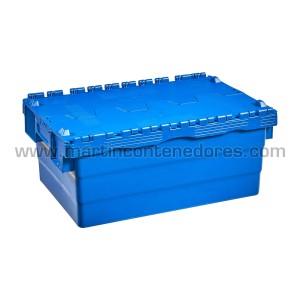 Bac emboitable avec couvercle 600x400x250/230 mm