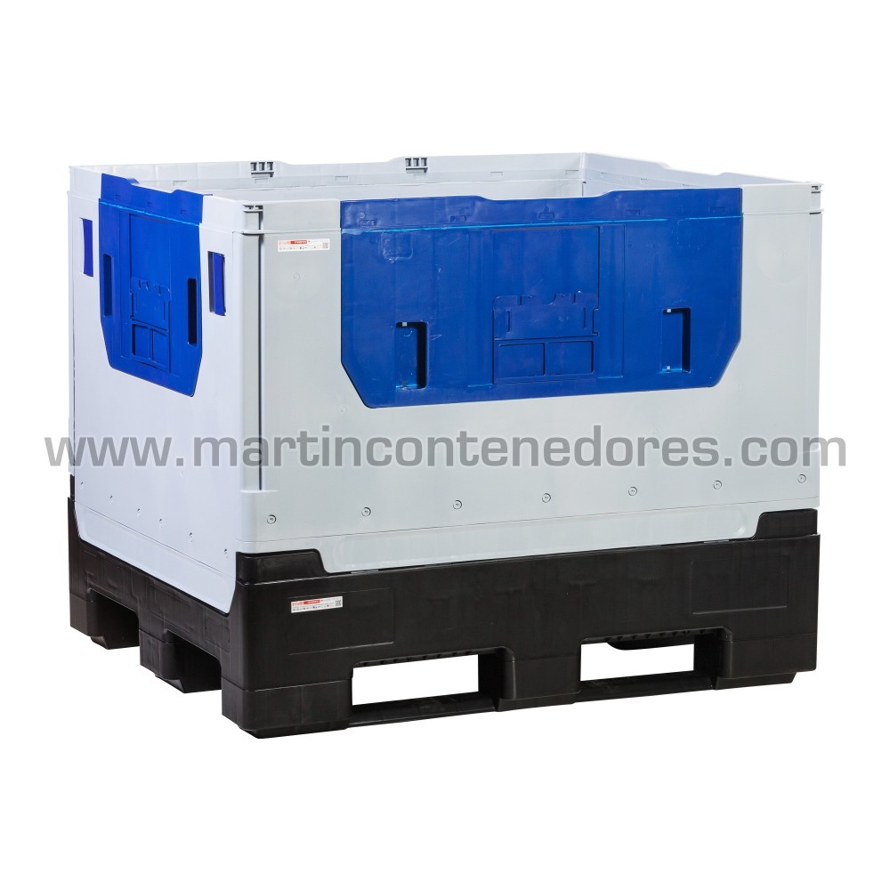 Contenedor HOREN KF975 1200x1000x975/815 mm 2 patines Contenedor HOREN KF975 1200x1000x975/815 mm 2 patines