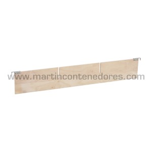 Diviseur en bois 1200x195 mm avec 2 incisions pour réhausse palette bois