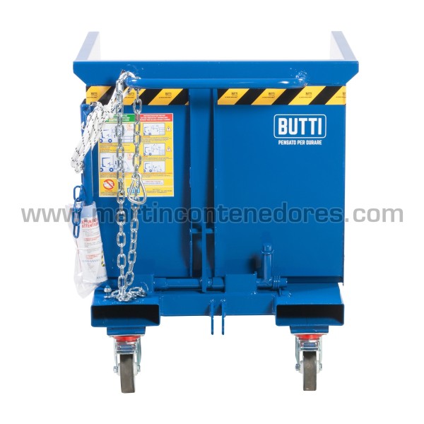 Contentor basculante com rodas 280 litros