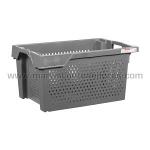 Caja encajable ranurada 600x400x300/270 mm