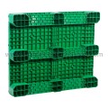 Palette plastique lisse renforcée 1200x1000x157 mm 3 traîneaux