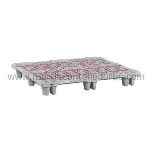 Palette plastique ajourée emboitable 1200x1000x152 mm