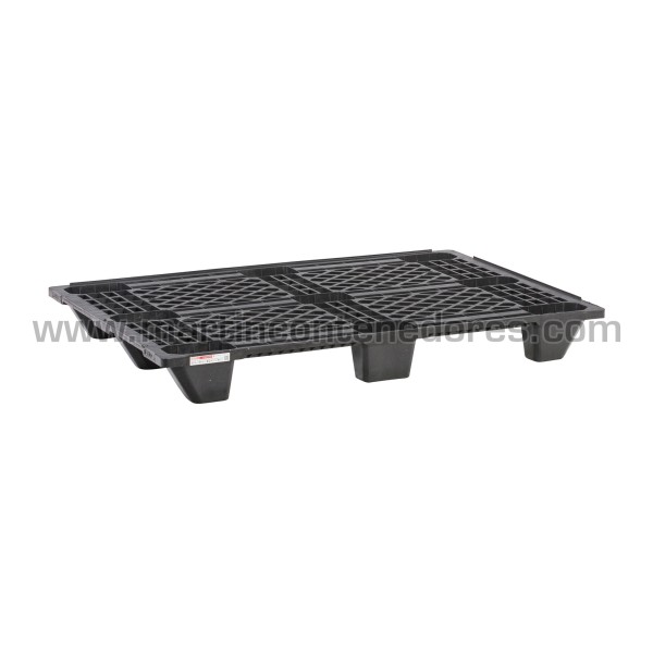 Palette plastique ajourée emboitable ONE-WAY 1200x800x133 mm