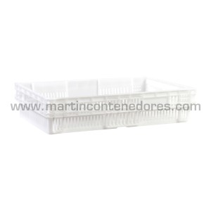 Caja semi-encajable ranurada 600x400x133/120 mm