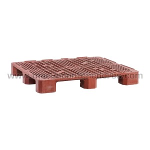 Palette plastique ajourée 1200x1000x140 mm 9 pieds