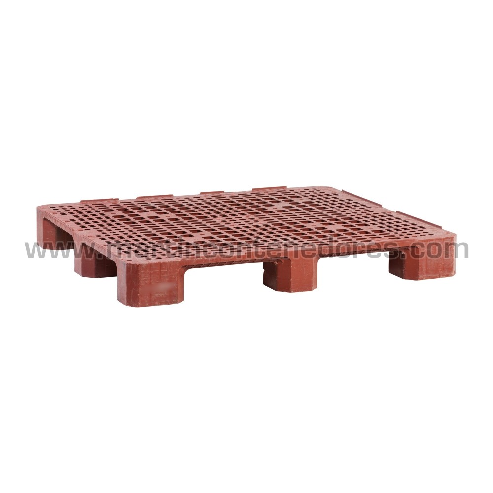 Palette plastique ajourée 1200x1000x140 mm 9 pieds Palette plastique ajourée 1200x1000x140 mm 9 pieds