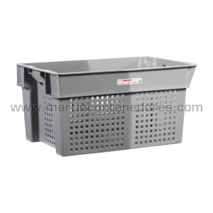 Caja encajable ranurada 600x400x300/270 mm bicolor
