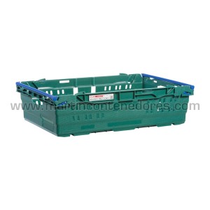 Caja encajable ranurada 600x400x165/140 mm