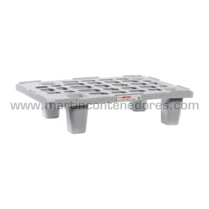 Palette plastique ajourée emboitable 600x400x140 mm 4 pieds