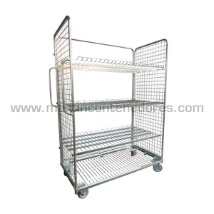 Carro de malla para picking 2 lados 1370x670x1830 mm