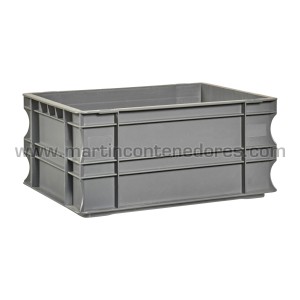 Caja plástica 400x300x180/168 mm