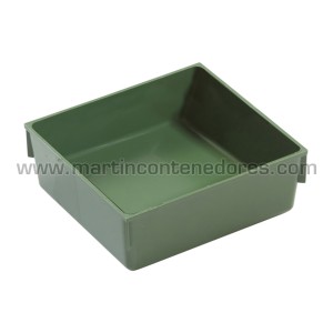 Cubeta plástica encajable para subdivisión 111x103x41 mm