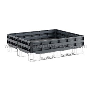 Cerco palet plástico 1200x1000x200 mm