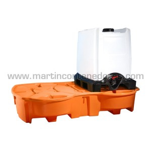 Retention basins for 2 IBC / GRG