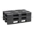 Palette plastique ajourée 1200x800x150 mm 3 traîneaux