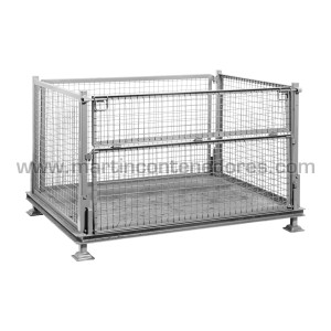 Caisse grillagée gerbable et pliable occasion 1600x1200x1000/820 mm