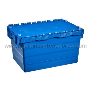 Cajas con 4 portaetiquetas y asas integradas ergonómicas