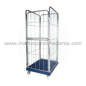 Roll container 3 panel with door 810x725x1800 mm