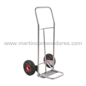 Carretilla de mano plegable con ruedas neumáticas 150 kg