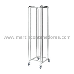 Carro multifunción con freno para cajas Norma Europa 600x400 mm