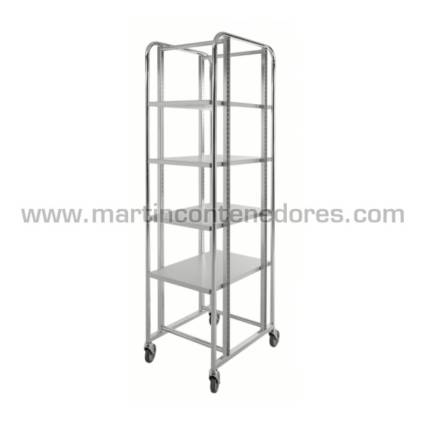 Carro multifunción con freno para cajas Norma Europa 600x400 mm