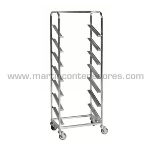 Chariot pour 7 bacs Euronorm 600x400 mm