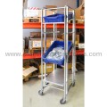 Carro multifunción con freno para cajas Norma Europa 600x400 mm