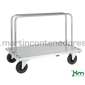 Carro para tablones galvanizado 1250x700x945 mm