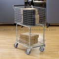 Chariot de transport 2 panier de maille 690x410x950 mm