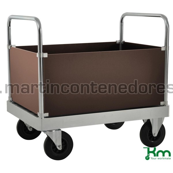 Carro de transporte con paneles altos 1000x700x960 mm