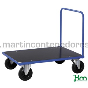 Carro de transporte con 1 asa y freno 1200x800x900 mm