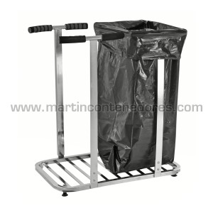 Trolley for 2 collection bags ESD 500x450x900 mm