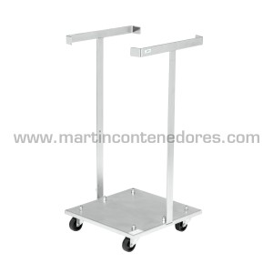 Chariot porte sac ESD 340x340x710 mm