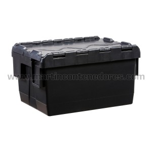 Caja encajable con tapa 400x300x215/190 mm