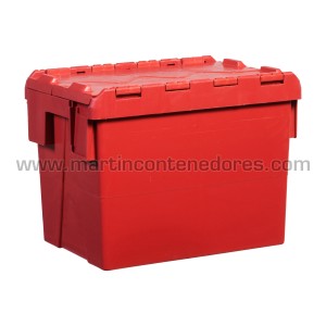 Caja encajable con tapa 400x300x325/300 mm
