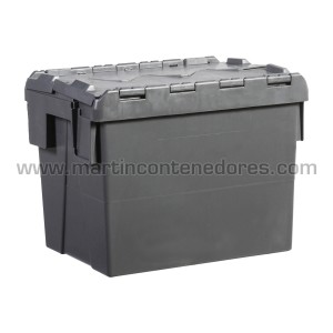 Caja encajable con tapa 400x300x325/300 mm