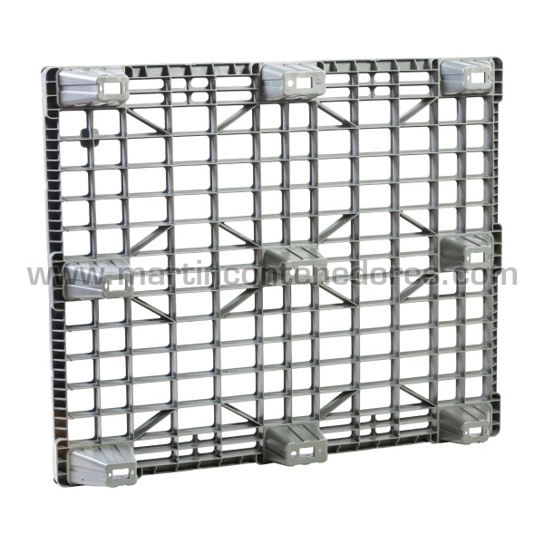ONE-WAY Lightweight perforated nestable pallet 1200x1000x140 mm