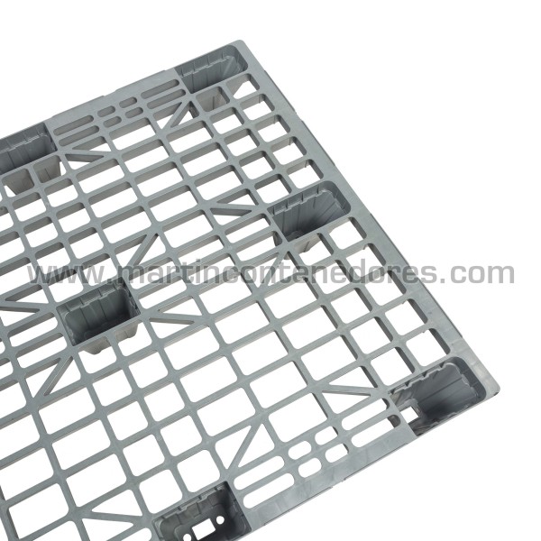 Palette légere ajourée emboitable ONE-WAY 1200x1000x140 mm