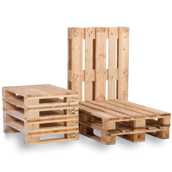 Palets de madera nuevos y de ocasión